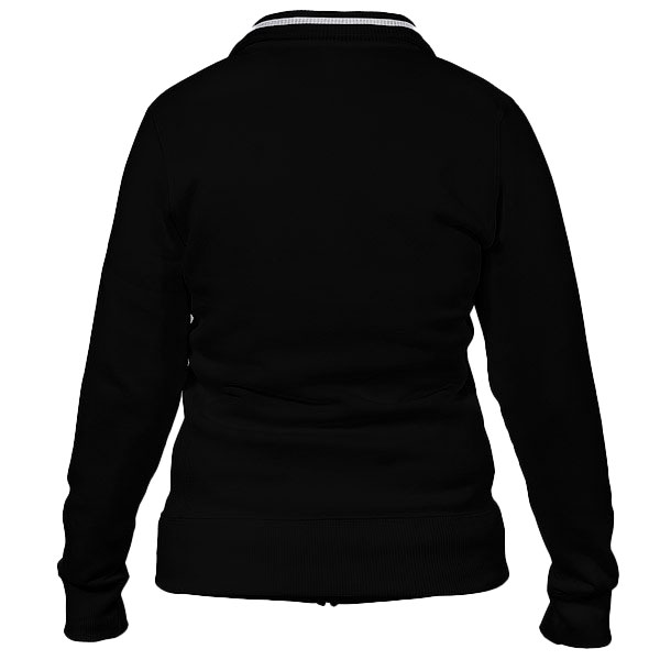 Sudadera Personalizada Cremallera Rayas Mujer Trasero